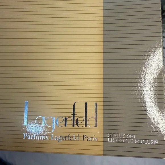 New unopened vintage Lagerfeld Cologne and Deodorant Set - Picture 6 of 11